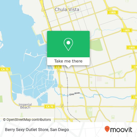 Mapa de Berry Sexy Outlet Store