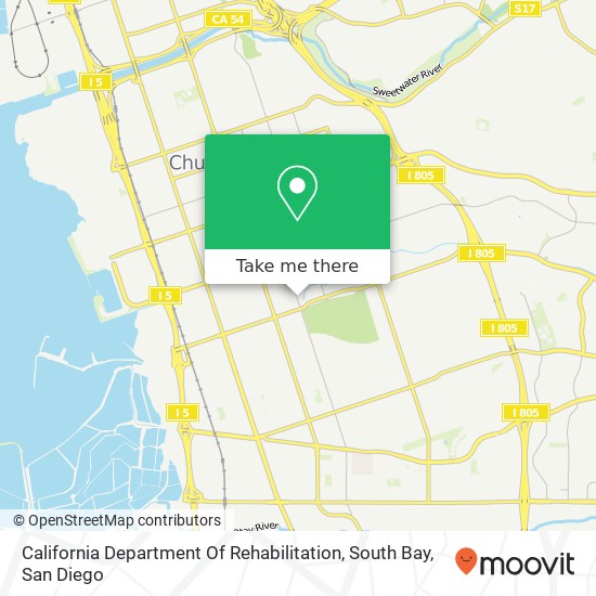 California Department Of Rehabilitation, South Bay map