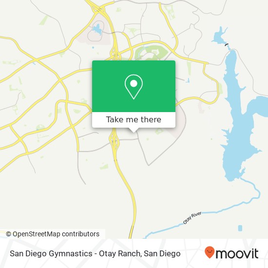 Mapa de San Diego Gymnastics - Otay Ranch