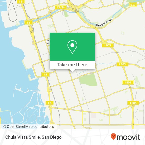 Mapa de Chula Vista Smile