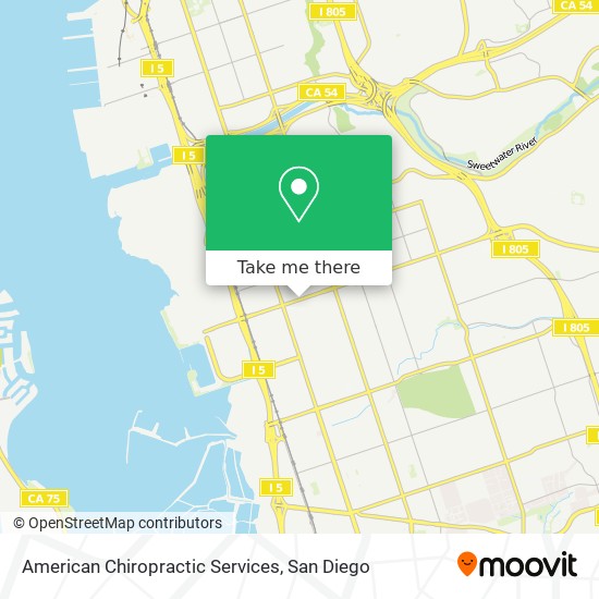American Chiropractic Services map