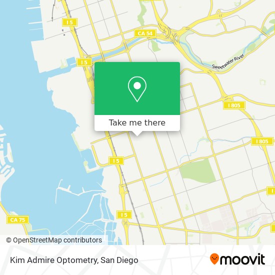 Mapa de Kim Admire Optometry