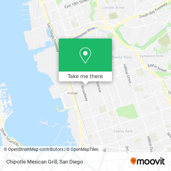 Mapa de Chipotle Mexican Grill