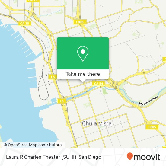 Mapa de Laura R Charles Theater (SUHI)