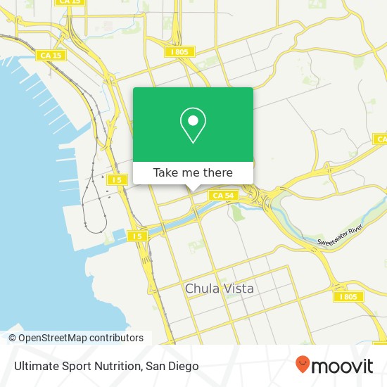 Mapa de Ultimate Sport Nutrition