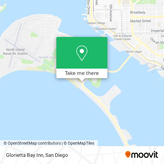 Glorietta Bay Inn map