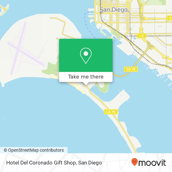 Hotel Del Coronado Gift Shop map