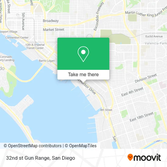 32nd st Gun Range map