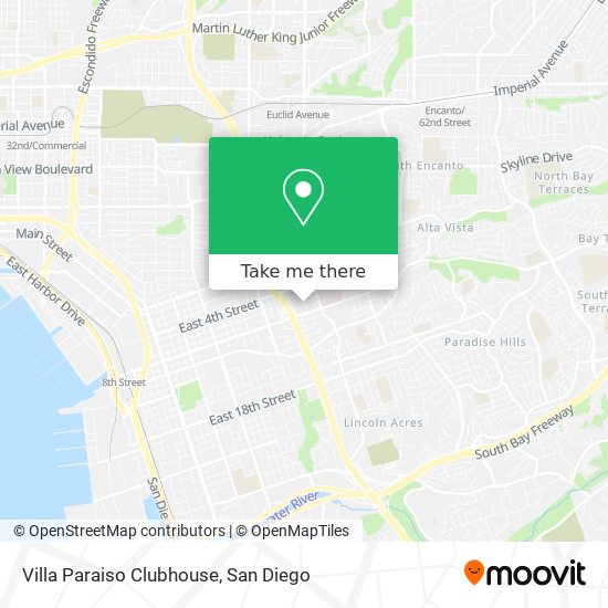Villa Paraiso Clubhouse map