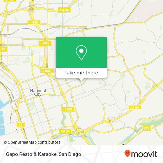 Gapo Resto & Karaoke map