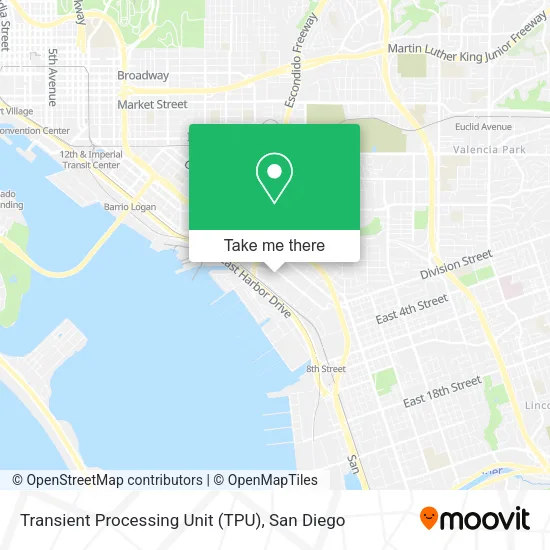 Mapa de Transient Processing Unit (TPU)