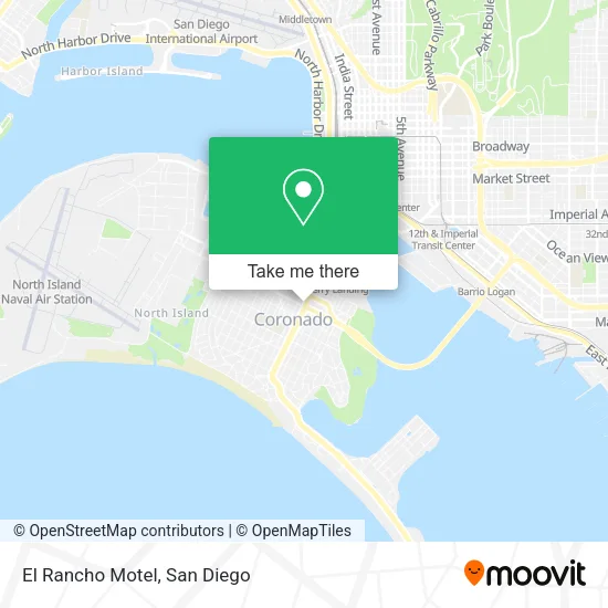 El Rancho Motel map