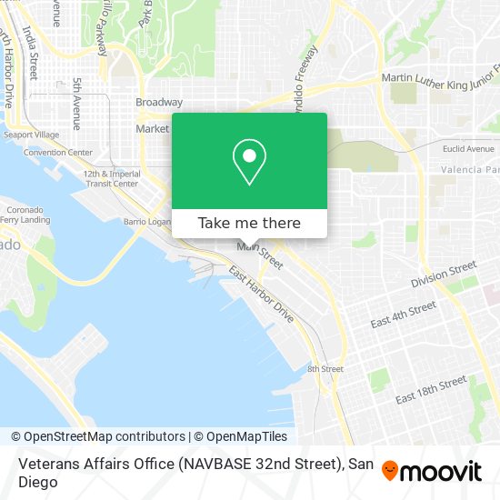 Veterans Affairs Office  (NAVBASE 32nd Street) map