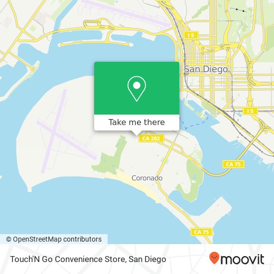 Mapa de Touch'N Go Convenience Store