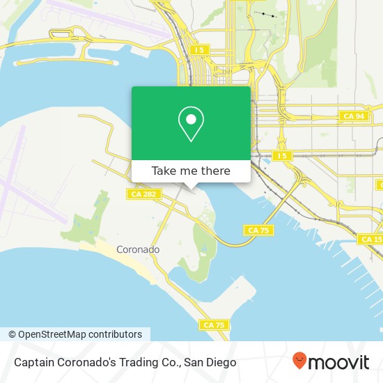 Captain Coronado's Trading Co. map