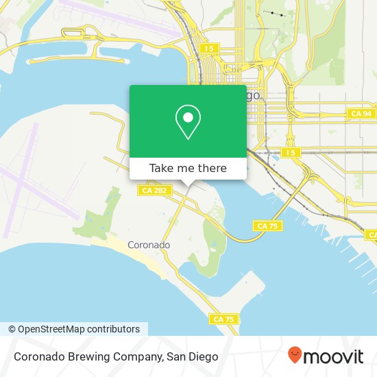 Coronado Brewing Company map
