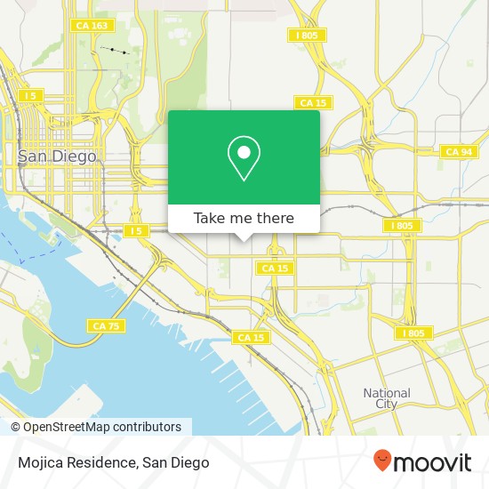 Mojica Residence map