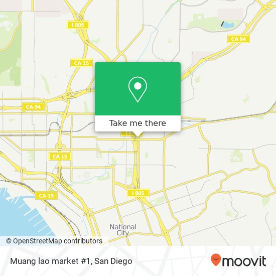 Muang lao market #1 map