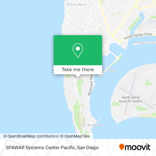 SPAWAR Systems Center Pacific map