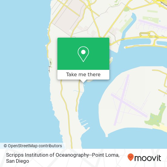 Scripps Institution of Oceanography--Point Loma map