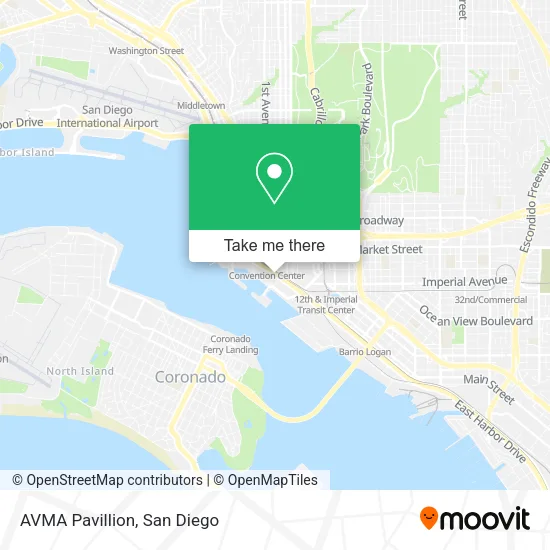 Mapa de AVMA Pavillion