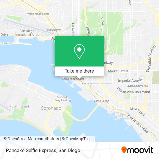 Mapa de Pancake Selfie Express