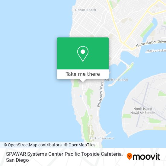 Mapa de SPAWAR Systems Center Pacific Topside Cafeteria