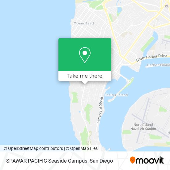 SPAWAR PACIFIC Seaside Campus map