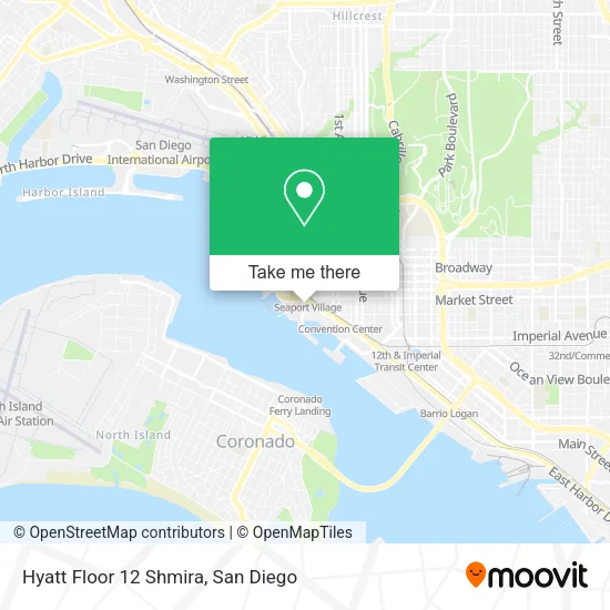 Hyatt Floor 12 Shmira map