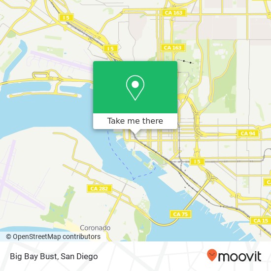 Big Bay Bust map