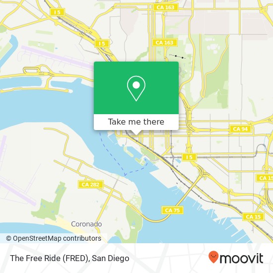 The Free Ride (FRED) map