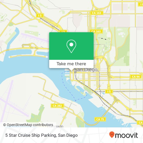 5 Star Cruise Ship Parking map