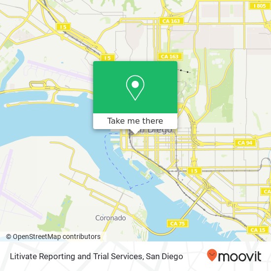 Mapa de Litivate Reporting and Trial Services