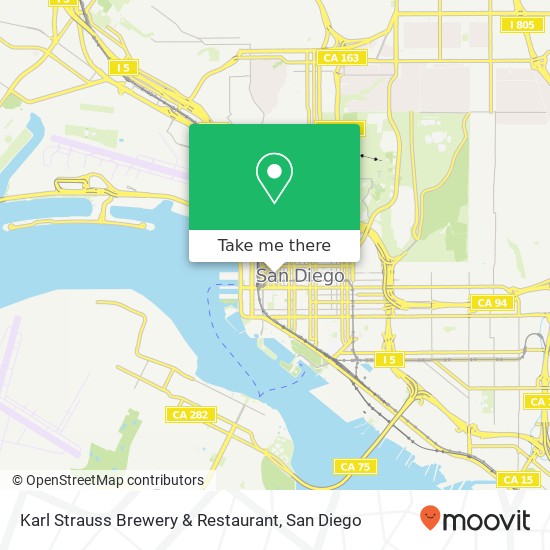 Mapa de Karl Strauss Brewery & Restaurant