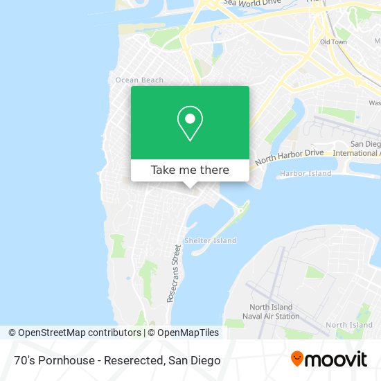 How to get to 70's Pornhouse - Reserected in San Diego by Bus or Cable Car?