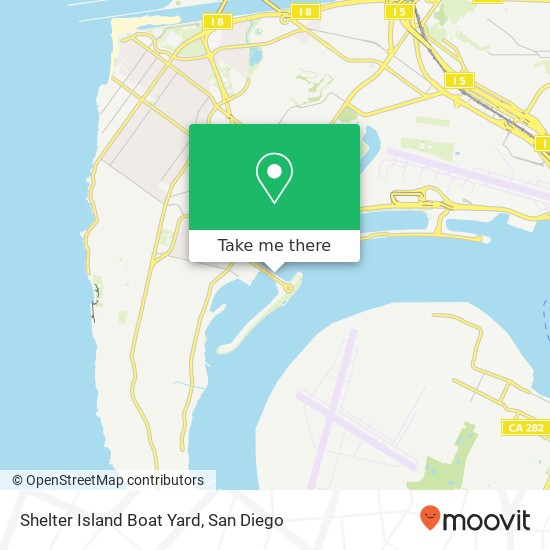 Shelter Island Boat Yard map