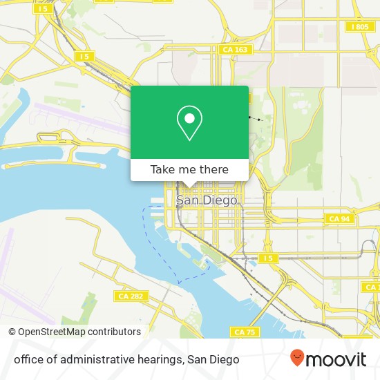 office of administrative hearings map