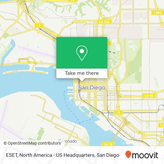 ESET, North America - US Headquarters map
