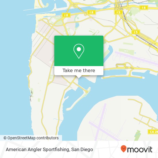 American Angler Sportfishing map