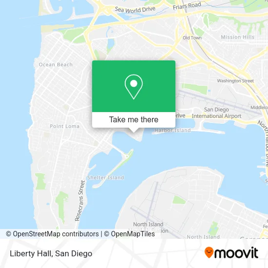 Liberty Hall map