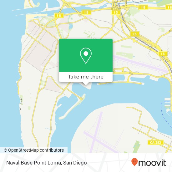 Naval Base Point Loma map