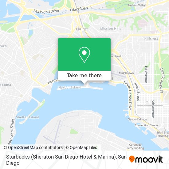 Starbucks (Sheraton San Diego Hotel & Marina) map
