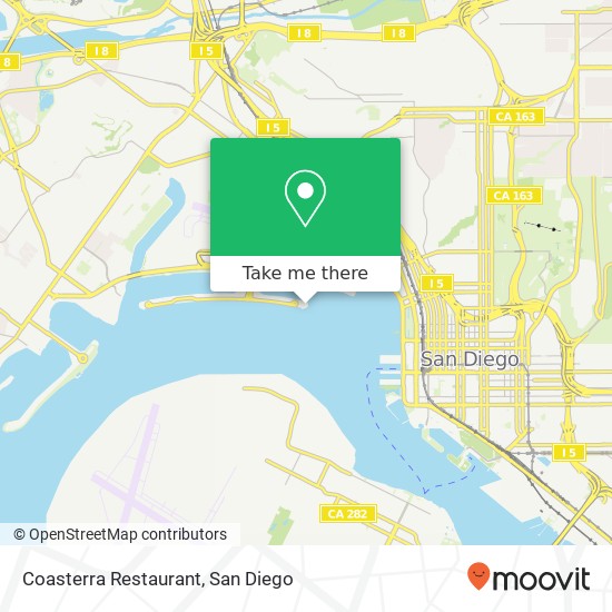 Coasterra Restaurant map