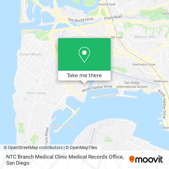 NTC Branch Medical Clinic Medical Records Office map