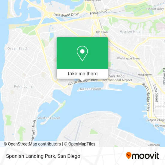 Spanish Landing Park map