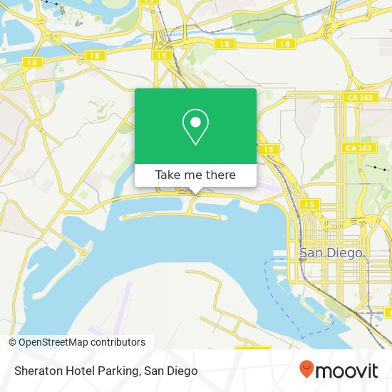 Sheraton Hotel Parking map