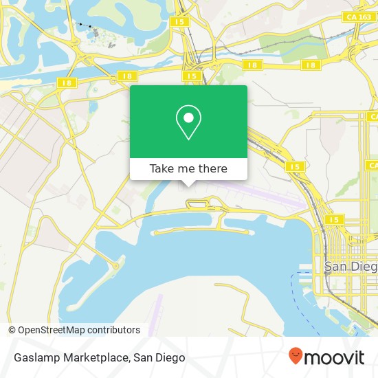 Gaslamp Marketplace map