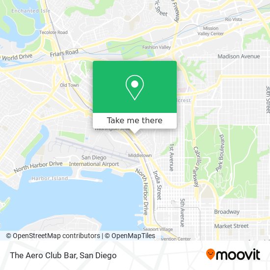 The Aero Club Bar map
