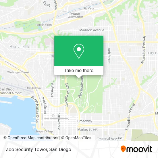 Zoo Security Tower map