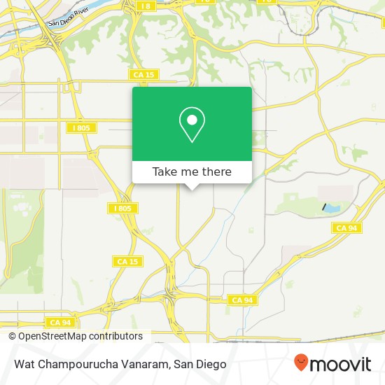 Mapa de Wat Champourucha Vanaram